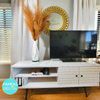 White Faux Pampas Grass Large 45&quot; Tall